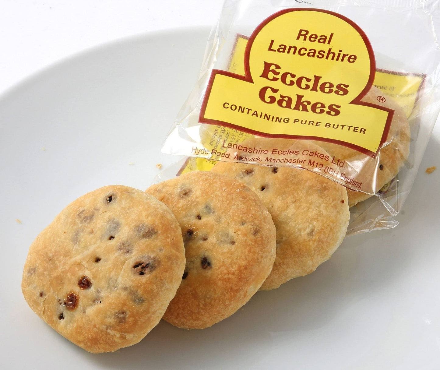 Real Lancashire Eccles Cakes | British Snacks Made With Butter & Dried Currants | Delicious Handmade Fruity Snacks | Add In Brea