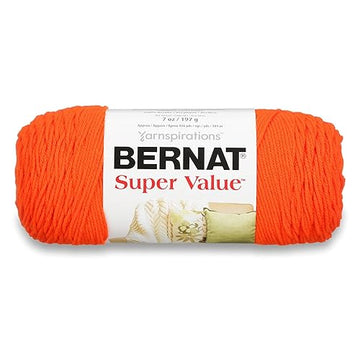 Bernat Super Value Yarn, 5 Oz, Carrot, 1 Ball