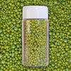 Confect Lime Green Christmas Sprinkles | Mix Pearls & Jimmies Sprinkles for Cakes & Cupcakes Decoration | Vegan, Gluten-Free, So
