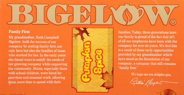 Bigelow Tea Pumpkin Spice Black Tea Bags, 18 Count Box (Pack Of 6), Caffeinated Black Tea, 108 Tea Bags Total