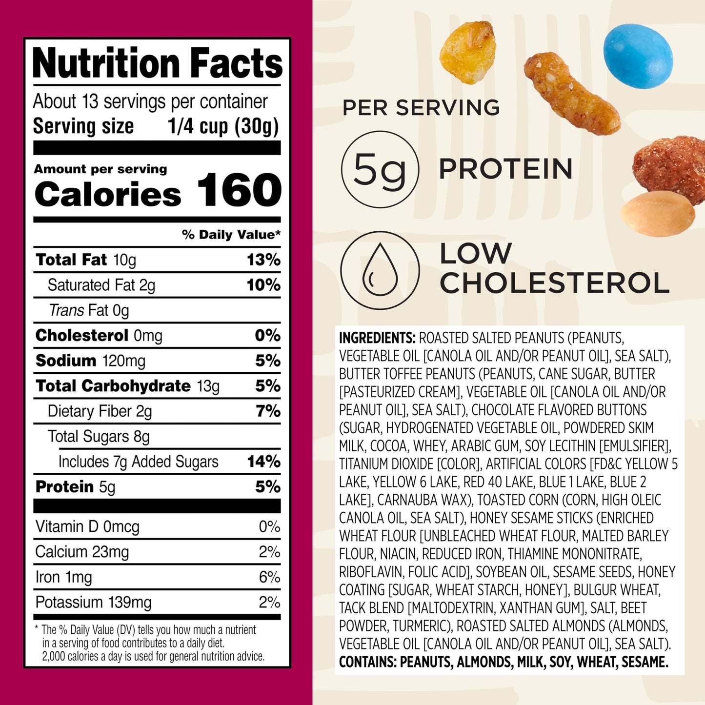 Snak Club Sweet & Salty Trail Mix, Family Size, 14 Ounce