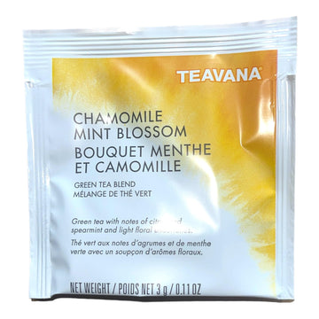 Teavana Starbucks Chamomile Mint Blossom Herbal Tea Sachets, 24 Count
