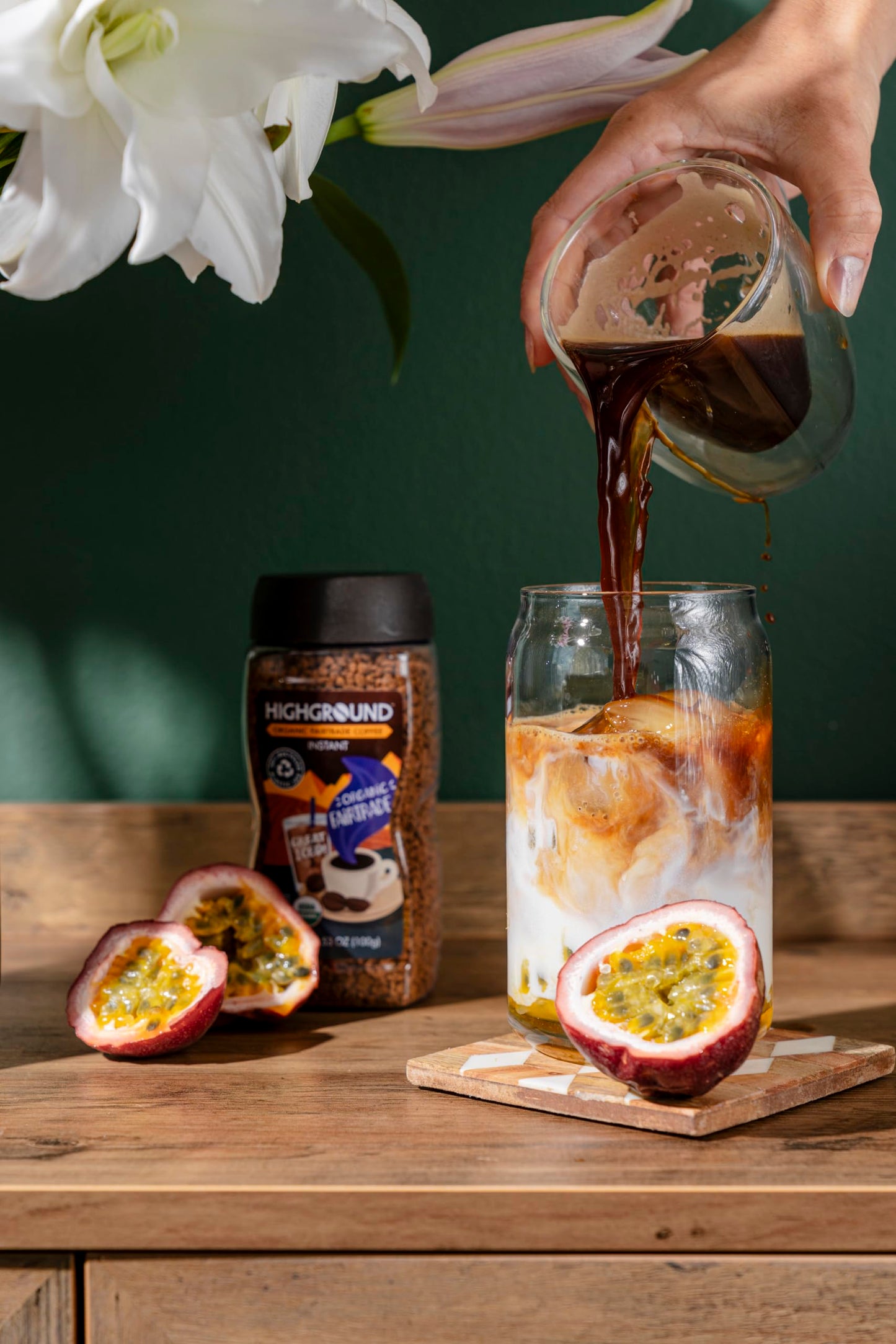 Highground Organic Regular Instant Coffee, Vegan, 3.53 Ounces (Pack Of 6)