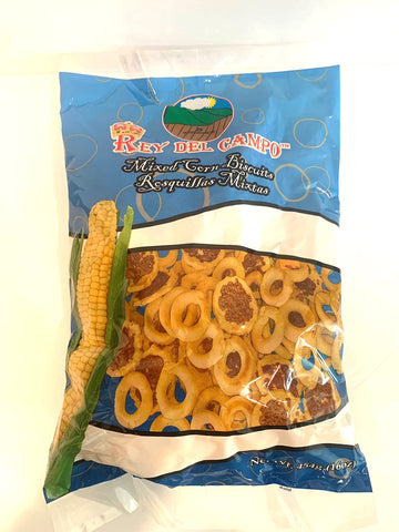 Mixed Corn Biscuits Rosquillas Mixtas 100% Nicaragua 16Oz. (2Pack)