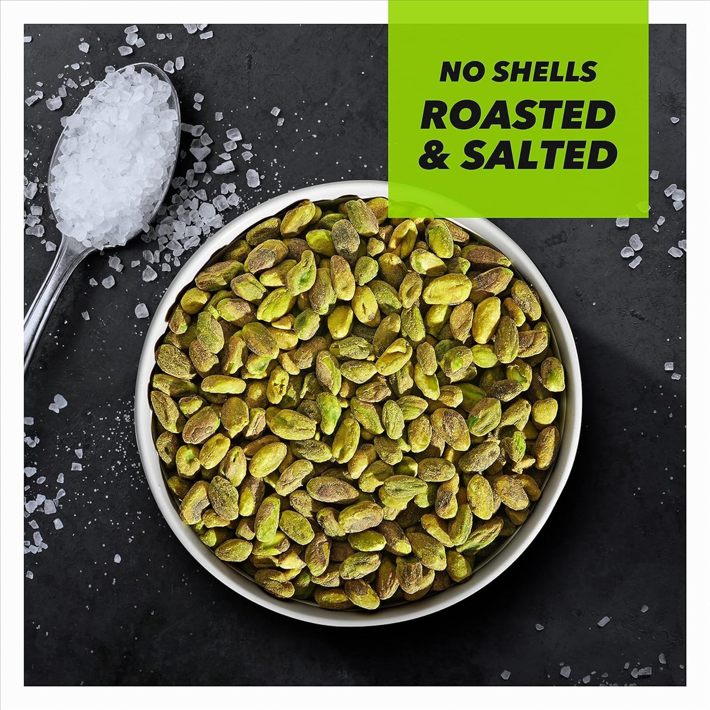 Wonderful Pistachios No Shells, Roasted & Salted Nuts, 6 Ounce Resealable Bag, Protein Snacks, Gluten Free, Healthy Snacks For A