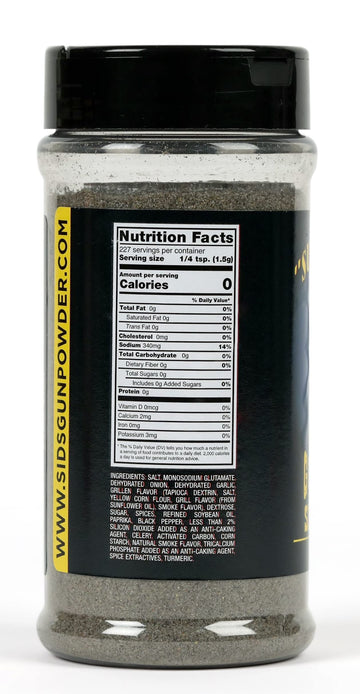 Sure Shot Sid'S Original Gunpowder Seasoning 12Oz