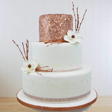 Crystal Candy Edible Flakes - 6G Edible Flakes For Cakes, Desserts, Food - Food-Grade Foil Flakes For Decorating Cakes, Cookies,