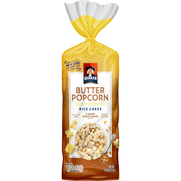 Quaker Butter Flavor Corn Cakes 4.5 Oz - 6 Unit Pack