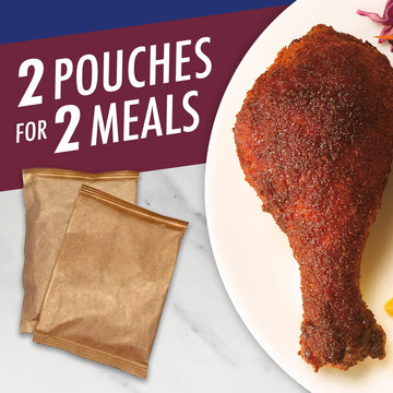 Shake N Bake Bbq Glaze Seasoned Coating Mix, 2 Pouches For 2 Meals, 6 Oz Box (Pack Of 5)