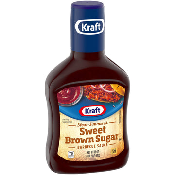 Kraft Sweet Brown Sugar Slow-Simmered Bbq Barbecue Sauce (12 Ct Pack, 18 Oz Bottles)
