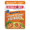 Bumble Bee Lemon Sesame & Ginger Seasoned Tuna, 2.5 Oz Pouch - Ready To Eat - Wild Caught Tuna Packet - 14G Protein Per Serving