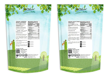 Food To Live Organic Pulses Bundle, 2 Pack - Chickpeas (5 Lb), Whole Green Peas (5 Lb), Dried Non-Gmo Garbanzo Beans And Peas, R