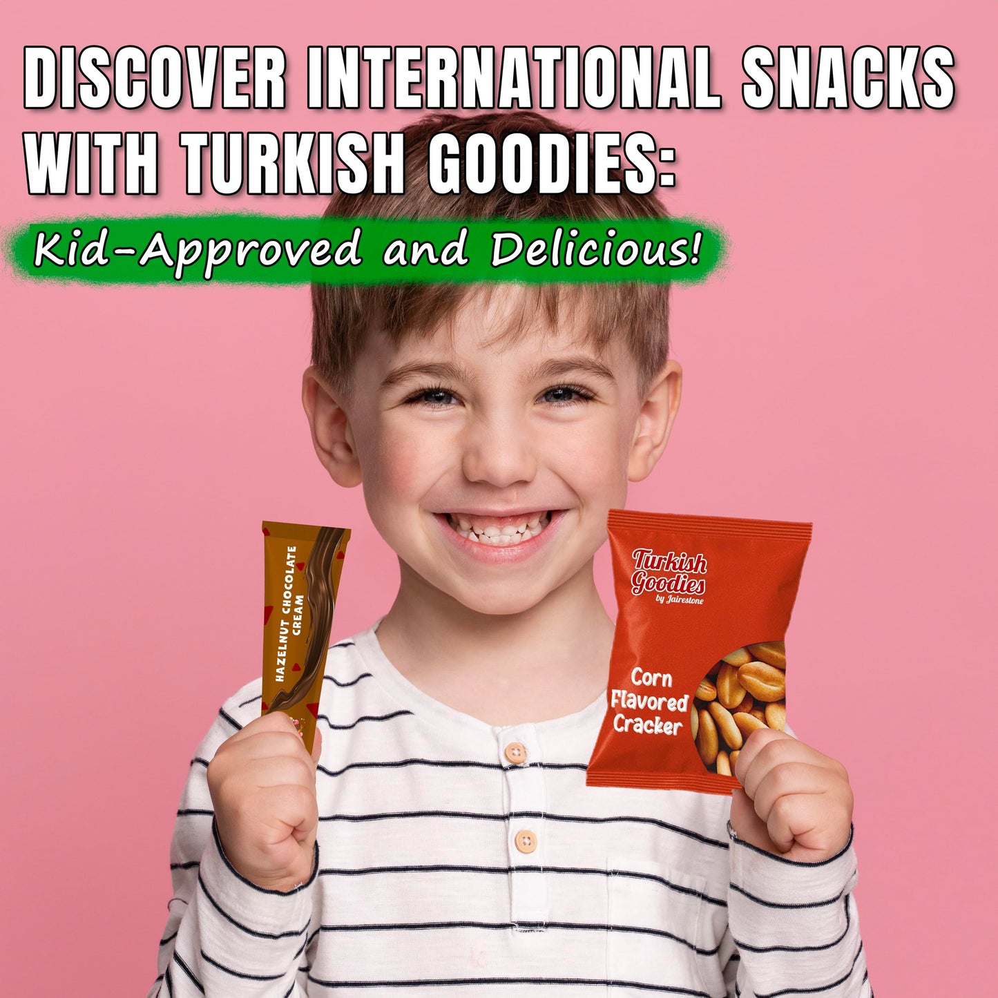 Turkish Goodies Snack Box - Snack From Around The World Box - Exotic Foreign Snacks & Candy - International Snack Box for Colleg