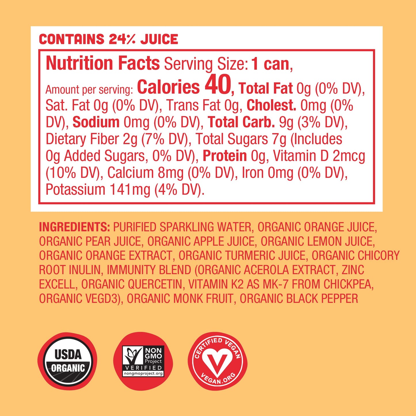 Og2 Vive Jce Imn Spk Org (12X12.00)