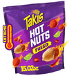 Takis Fuego Hot Nuts 15.02 oz Sharing Size Resealable Bag Hot Chili Pepper & Lime Flavored Extreme Spicy Double-Crunch Peanuts