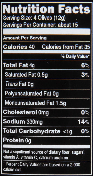 Mario Camacho Foods Pitted Kalamata Mediterranean Olives, 6.50 Ounce