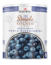 READYWISE - Simple Kitchen Freeze Dried Whole Blueberries, 28 Servings, Vegan, Gluten Free, Fruit Snacks, Emergency Supplies, De