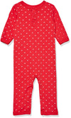 Hudson Baby Unisex Baby Cotton Coveralls Magical Christmas, 0-3 Months