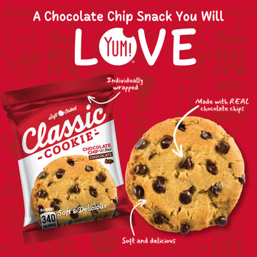 Classic Cookie, Soft Baked Cookie, Chocolate Chip 3Oz, 32 Count Pack