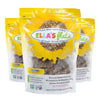 ELLAS FLATS Sesame All Seed Savory Crisps - All Natural, Gluten Free, Good Source of Protein, High Fiber, Vegan and Keto Friendl