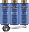 3 Pack - Ghirardelli - Sea Salt Caramel Flavored Sauce - 17 Oz Squeeze Bottle with Limited Edition Measuring Spoon