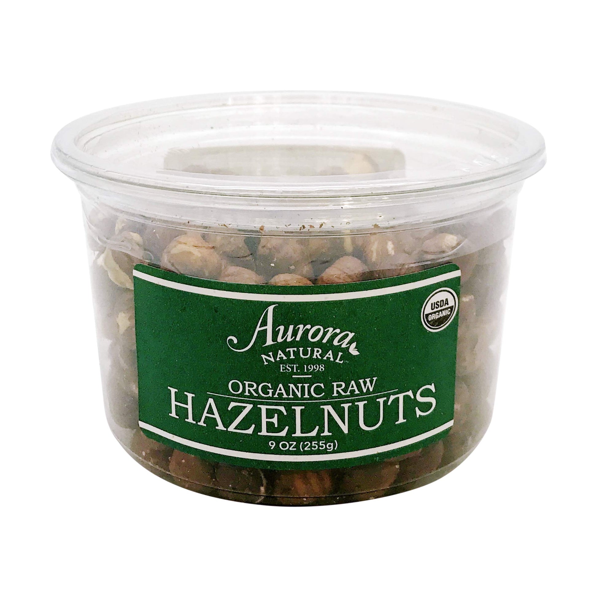 Aurora Products Organic Hazelnuts, 9 Ounce