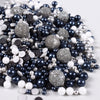Black & Silver Sprinkles for Cake Decorating 4.23ounce - Sparkle Pearl Sprinkles for Cupcake Toppers, Ice Cream, Candy, Cookie D