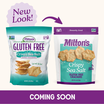 Miltons Gluten Free ers, Crispy Sea Salt, Non-GMO, Kosher, 20 Oz, Pack of 2
