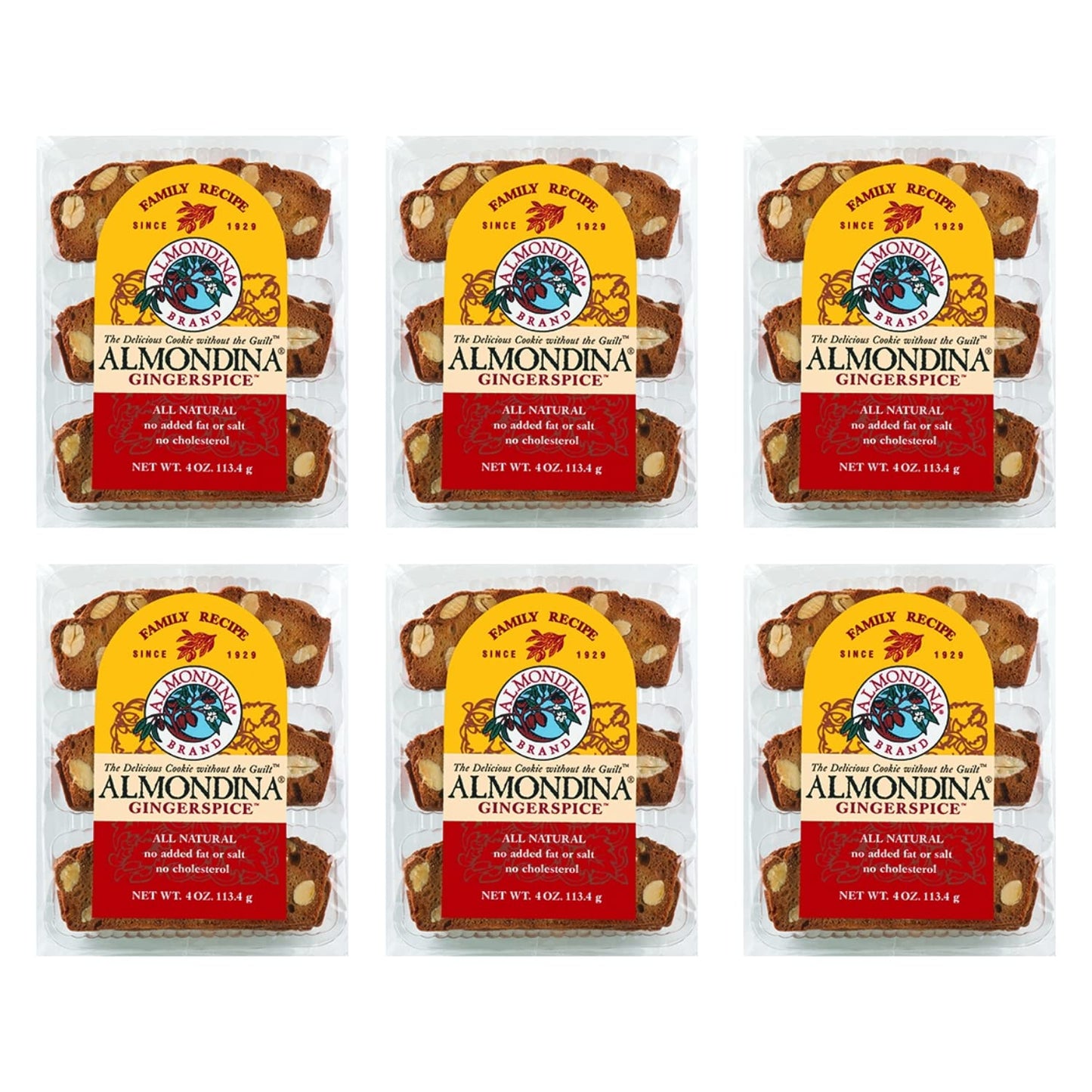 Almondina, Biscuit,Ginger Spice 4 Oz