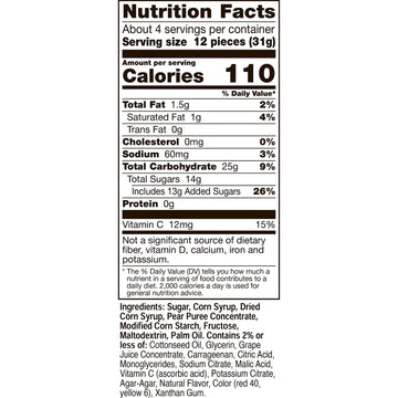 Gushers Flavor Mixers Fruit Flavored Snacks 8 Count