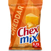 Chex Mix Snack Mix, Cheddar, Savory Snack Bag, 8.75 Oz