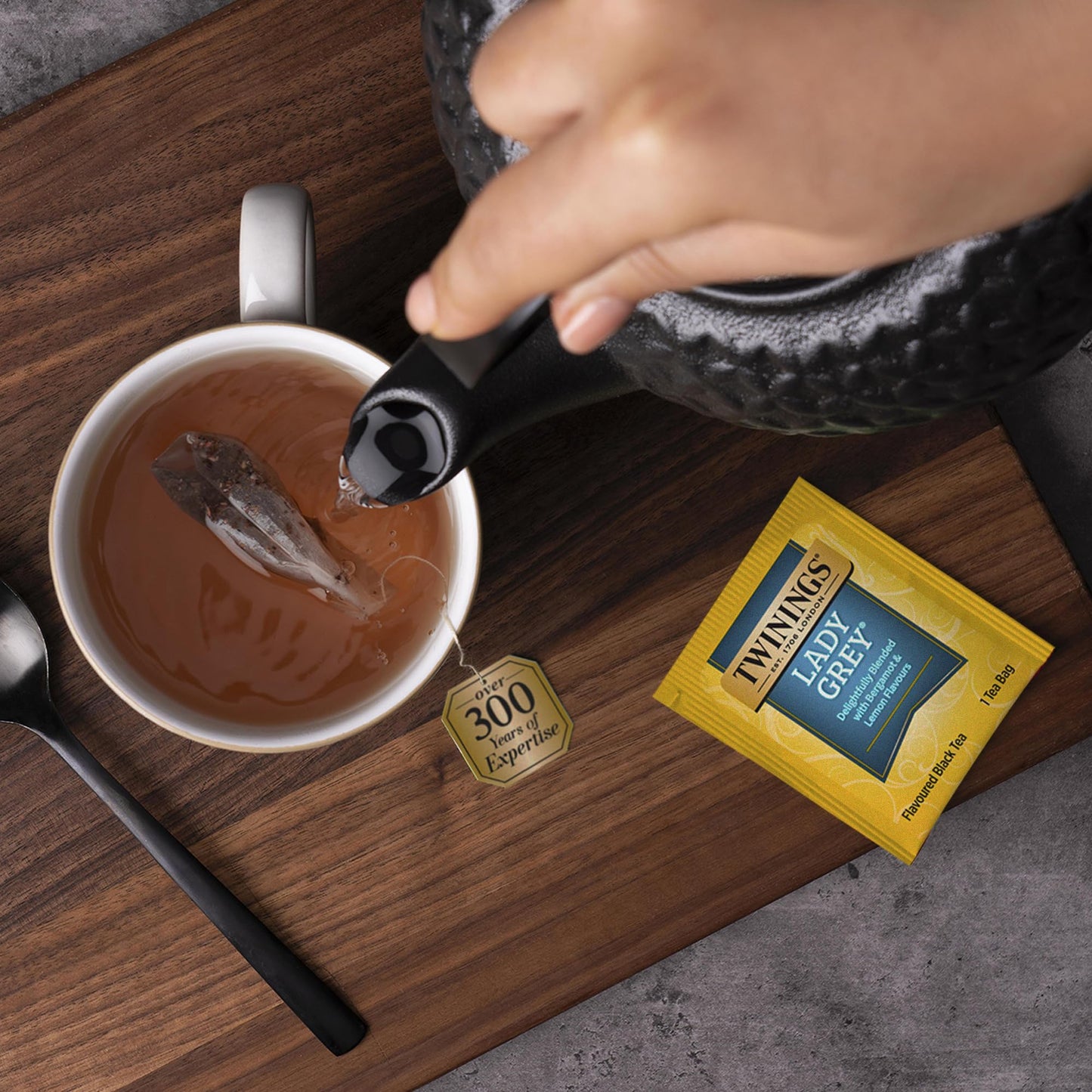 Twinings Lady Grey Tea Bags, Black Tea with Citrus Flavors, Caffeinated, 20 Count (Pack of 3)