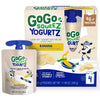 GoGo SqueeZ YogurtZ Kids Snacks, Banana, 3 oz (Pack of 4), Gluten Free, BPA Free Pouches