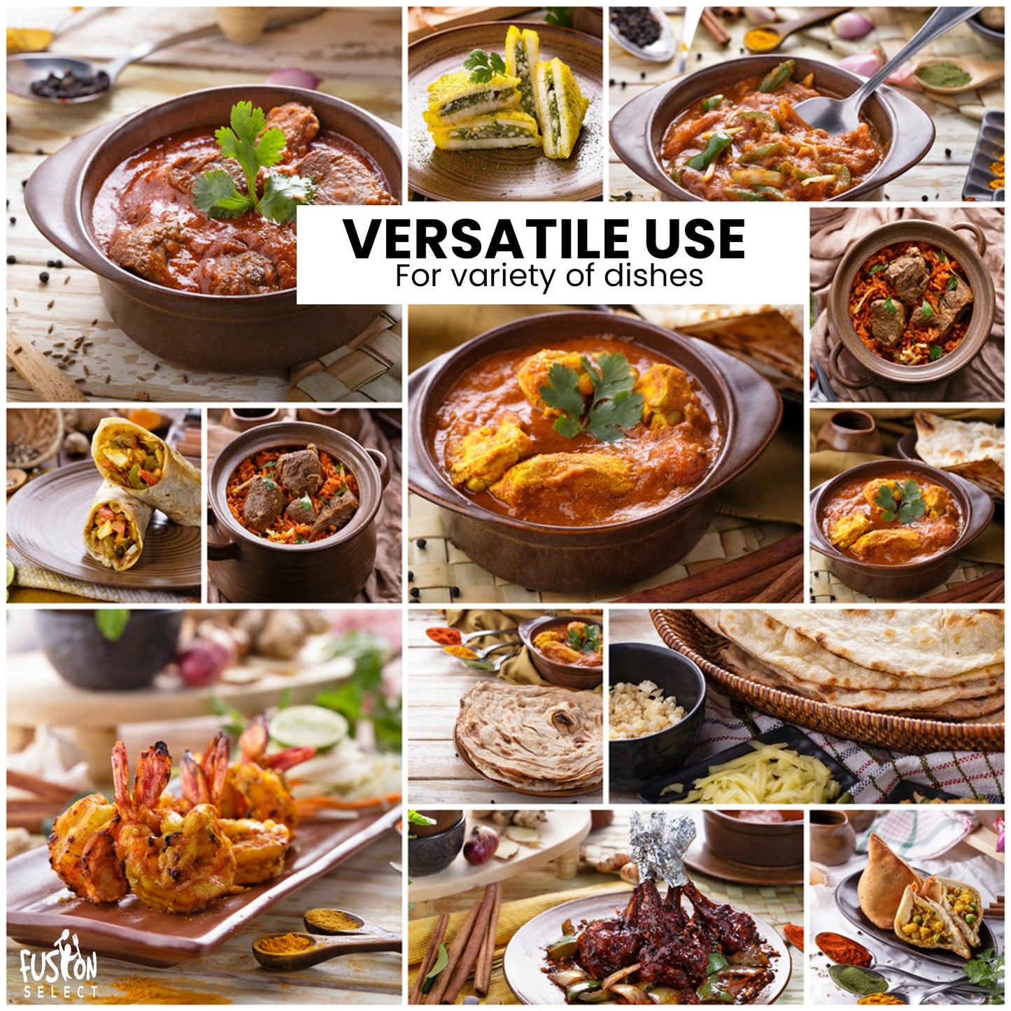 Fusion Select 16 Oz Cinnamon Sticks - Whole Canela Bark Pieces For Asian, Indian, & Middle Eastern Cuisine - Herbs & Spices For