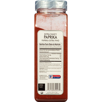 McCormick Culinary Extra Fancy Paprika, Sweet Paprika Seasoning, 16 Ounce Container, Ideal for Garnish or Rub