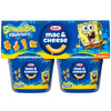 Kraft Macaroni & Cheese Spongebob SquarePants Shapes Dinner, (4 ct Pack, 1.9 oz Cups), packaging may vary