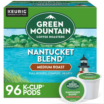 Green Mountain Coffee Roasters Nantucket Blend Keurig Single-Serve K-Cup Pods Medium Roast Coffee 96 Count