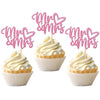 36 PCS Mr & Mrs Cupcake Toppers with Love Heart Wedding Engagement Cupcake Picks for Bridal Shower Engagement Theme Party Cake D