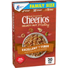 Cheerios Hearty Nut Medley Breakfast Cereal, Maple Cinnamon Flavored, Made With Whole Grain, Family Size, 20 Oz