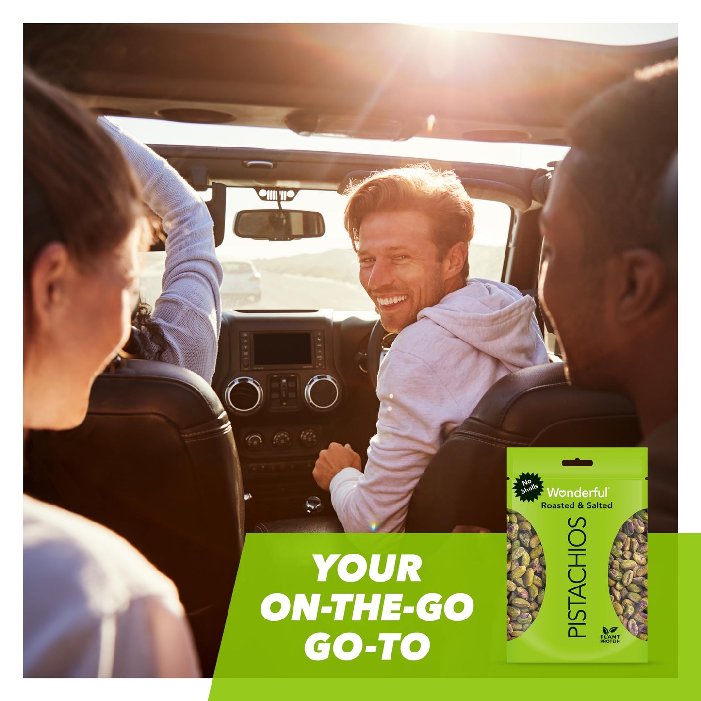 Wonderful Pistachios No Shells, Roasted & Salted Nuts, 6 Ounce Resealable Bag, Protein Snacks, Gluten Free, Healthy Snacks For A