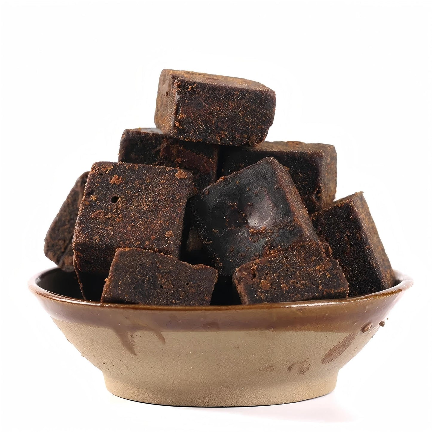 Black Sugar (300G/10.58Oz 40 Pcs/Box) Chinese Brown Sugar Caramel Flavor Handmade Sugar Cubes Sealed Packaflavor Blendg Unrefined Chinese Black Sugar Asian Boiled Dark Brown Sugar Cubes For Tea & Coffee
