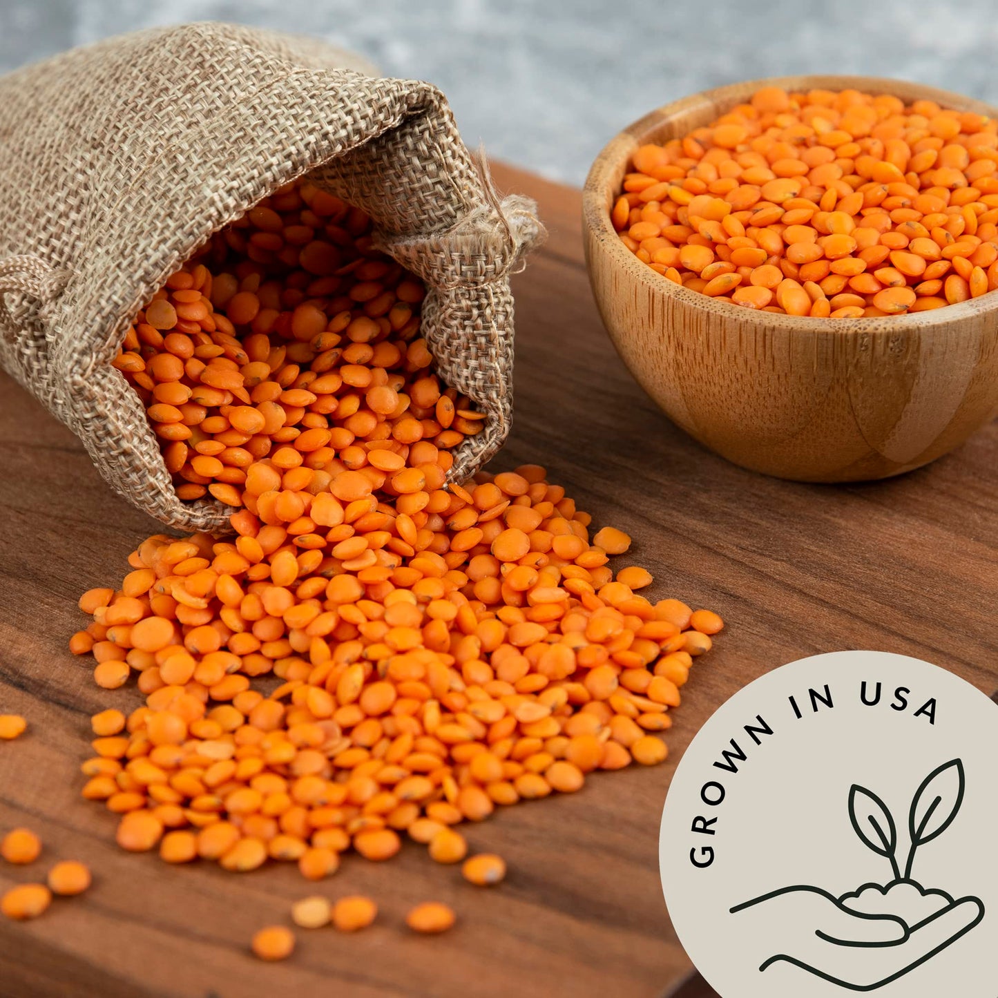 Organic Red Lentils Dry by Be Still Farms - Lentils Bulk (4.8lb) aka Masoor Dal - Ideal for Soup, Pasta, Pilof - High in Protein
