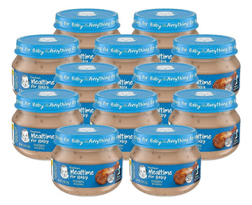 Gerber Mealtime For Baby 2Nd Foods Baby Food Jar, Non-Gmo Pureed Baby Food With Essential Nutrients (Chicken)