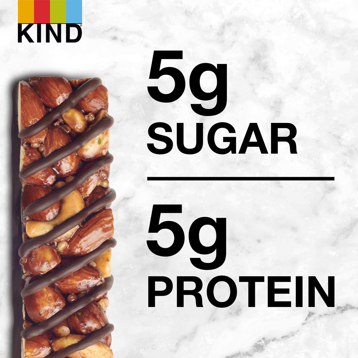 Kind Nut Bars, Dark Chocolate Mint, Healthy Snacks, Gluten Free, Low Sugar, 5G Protein, 12 Count