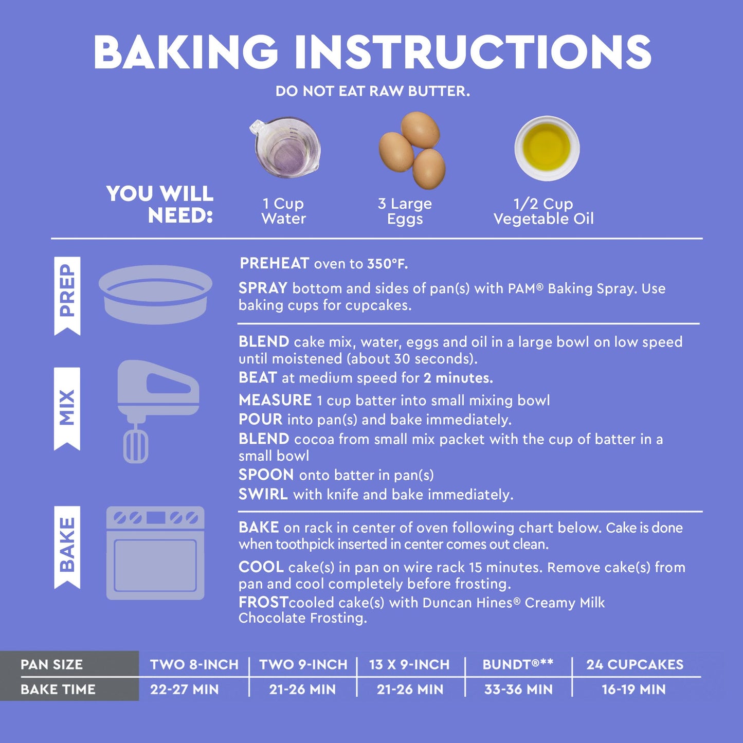 Duncan Hines Signature Cake Mix, Fudge Marble, 15.25 Oz