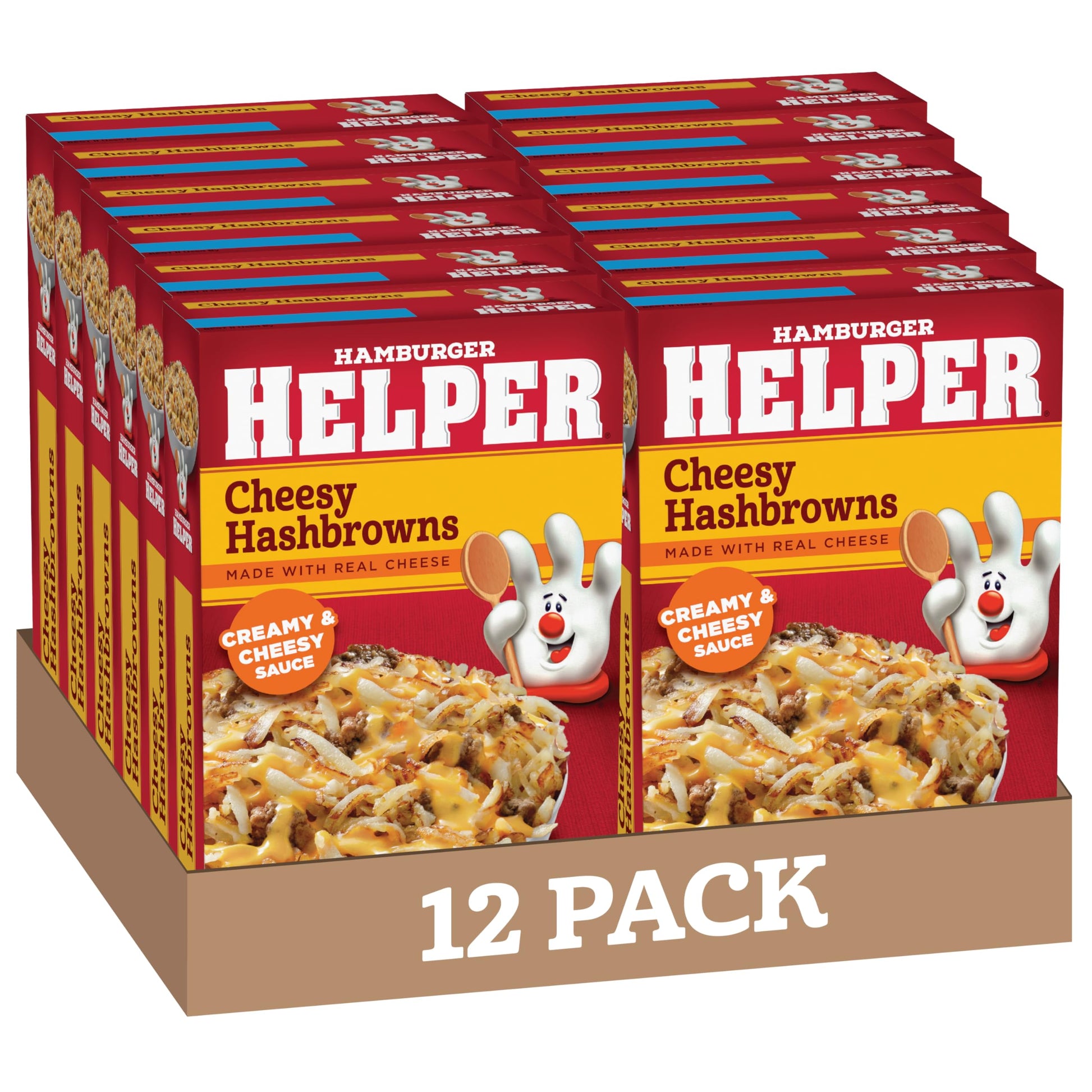 Hamburger Helper Cheesy Hashbrowns, 5.5 Ounces, 12 Per Case