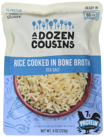 A Dozen Cousins Sea Salt Bone Broth Rice 8 Oz