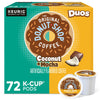 The Original Donut Shop Duos Coconut + Mocha Keurig Single-Serve K-Cup Pods, Medium Roast Coffee, 72 Count