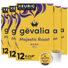 Gevalia Majestic Roast Bold Dark Roast K Cup Coffee Pods (72 Ct Pack, 6 Boxes Of 12 Pods)