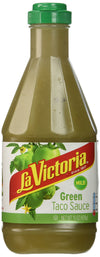 La Victoria Green Taco Sauce, Mild, 15 oz, Pack of 1, Perfect for Tacos and Nachos